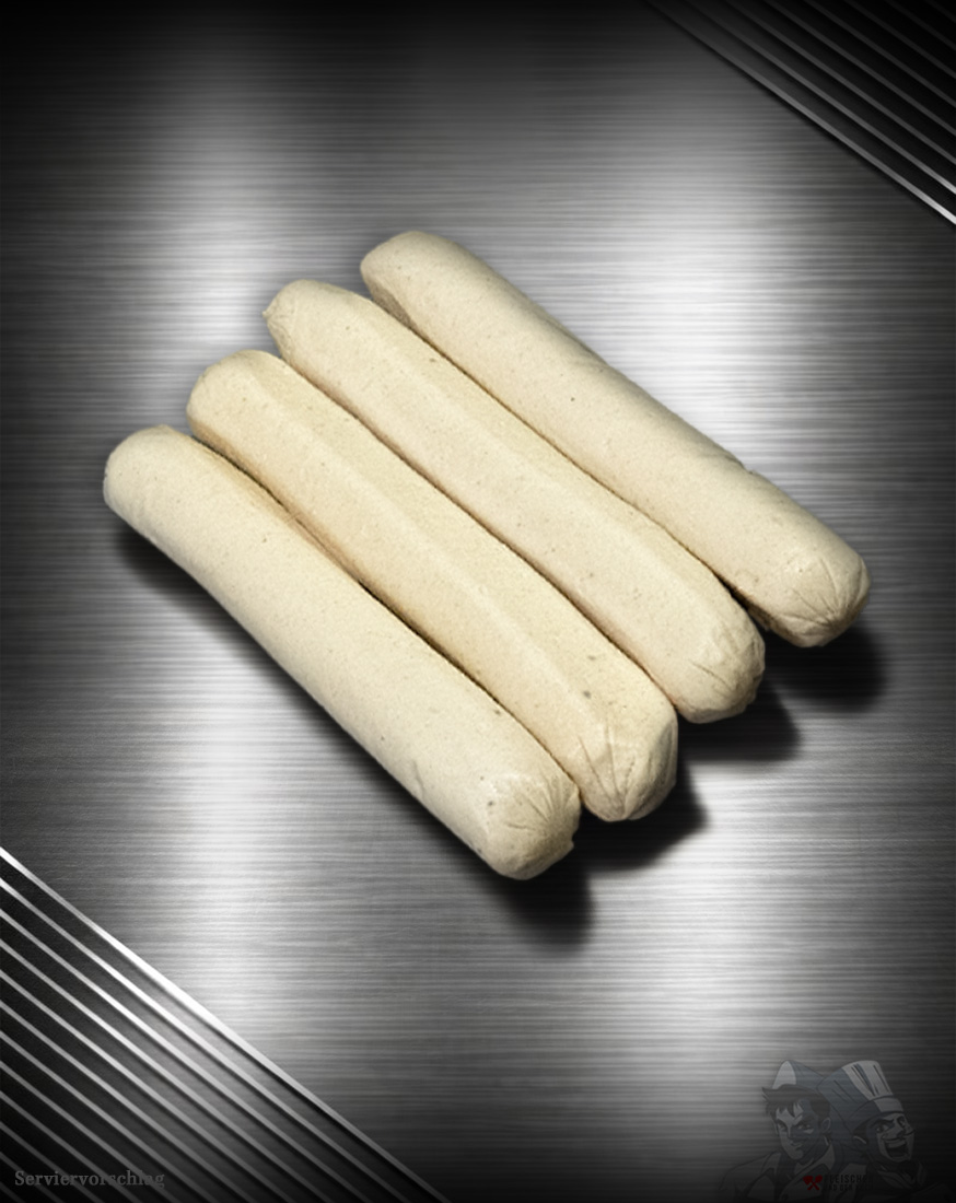 Berliner Currywurst ohne Darm Berliner Currywurst ohne Darm, frisch gebraten, zart und goldbraun aus Berlin Bildtitel: Berliner Currywurst ohne Darm