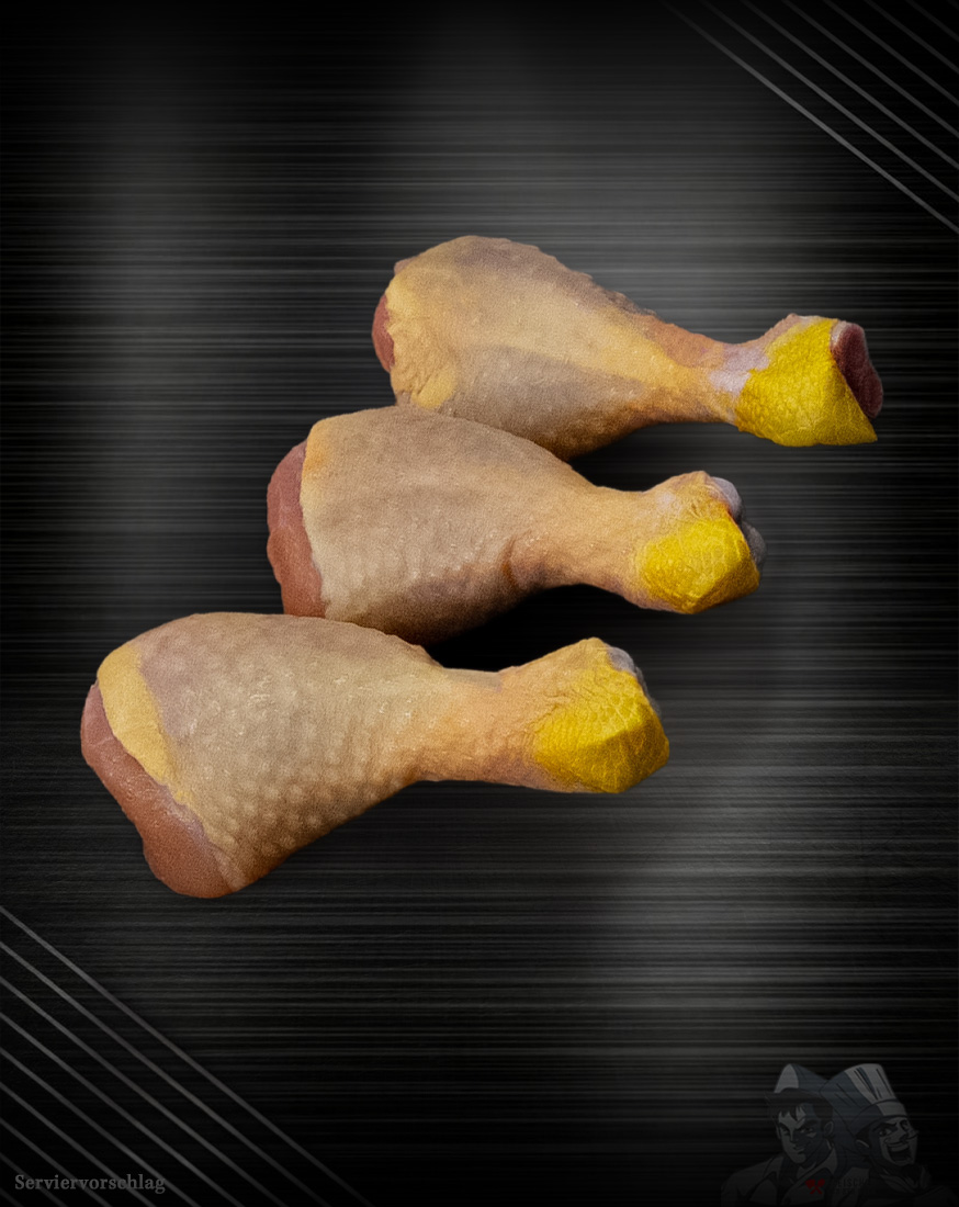 Kikok Drumsticks Unterkeule – Premium Genuss online Frisch zubereitete Kikok Drumsticks Unterkeule – saftig, aromatisch und nachhaltig, online bestellt und direkt nach Hause geliefert