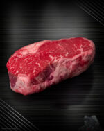 Rumpsteak Creekstone Farms USDA Prime auf edlem Hinztergrund