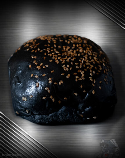 Bekabuns Black Burger Buns Gourmet Brioche-Brötchen schwarz
