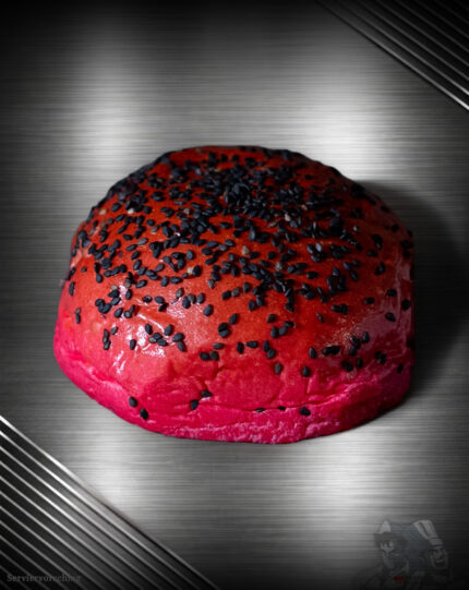 BEKABUNS No7 rote Burger Buns Brioche-Style für BBQ & Burger von Fleischer und der Koch