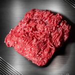 Hackfleisch gemischt aus Duroc-Schwein und Weidefärse