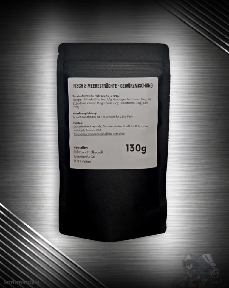 Küstenkuss – Aromatische Fisch & Meeresfrüchte Gewürzmischung