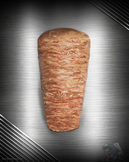 Kalbs Döner Spieß aus regionalem Kalbfleisch, handgeschichtet und fein nach Berliner Art gewürzt