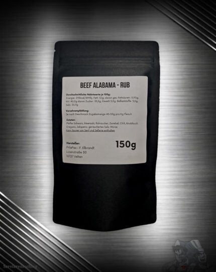 FuK Bama & Bark – Der süß-pikante Beef Rub Alabama