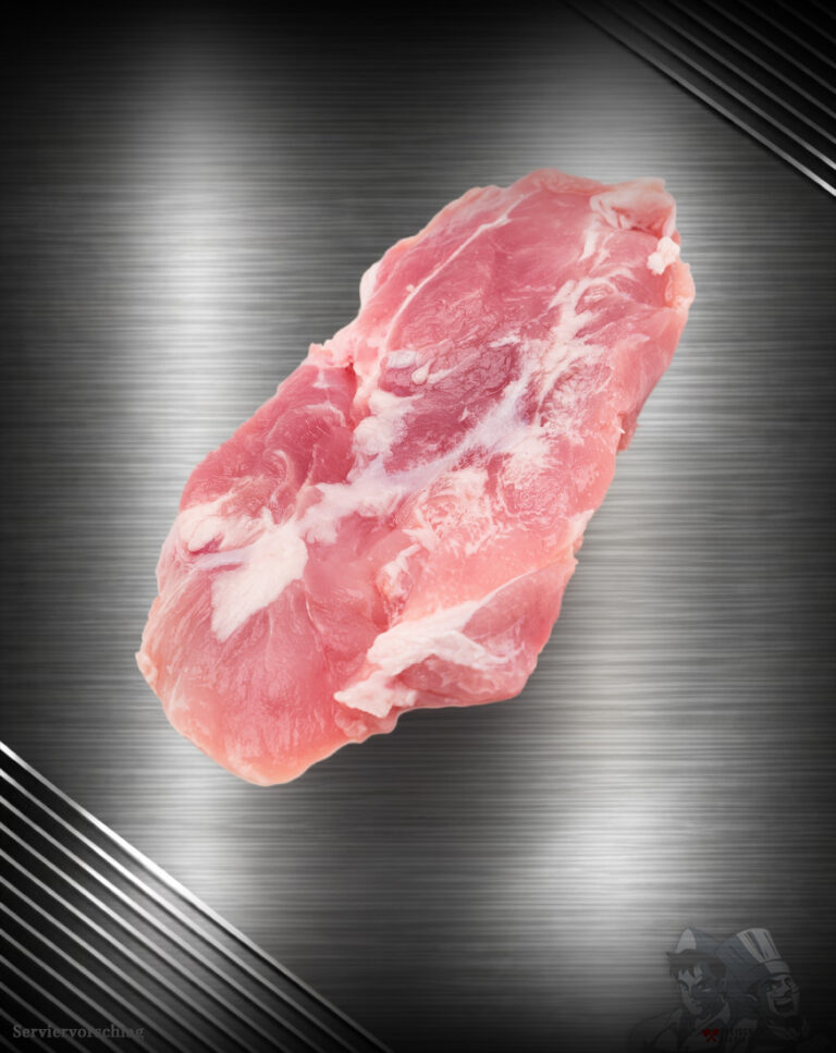 Kachelfleisch vom Duroc-Schwein – fein marmoriertes Spidersteak, regional, schockgefrostet